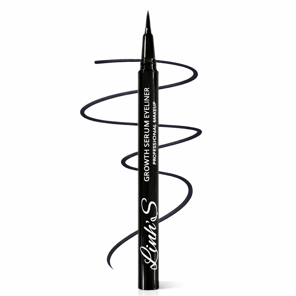 Linh’s Growth Serum Eyeliner – 2-in-1 Lash Growth Eyeliner Pen, Waterproof Smudge-Proof, Ultra-Fine Tip, Bold Black Professional Makeup - Image 8