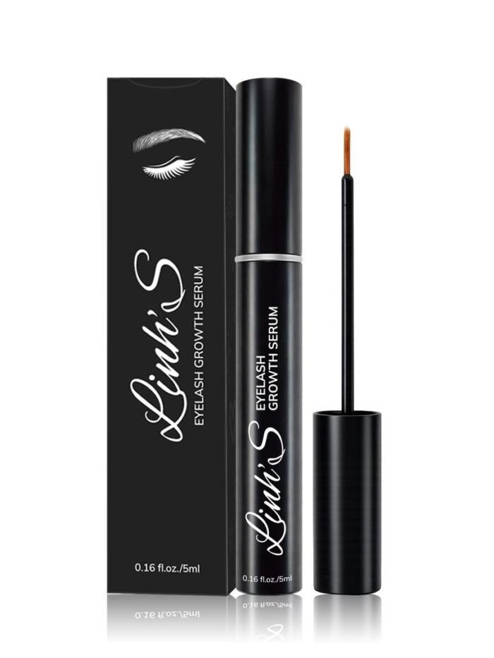LINH’S Eyelash Growth Serum – Longer, Fuller Looking Lashes in 4–8 Weeks – Biotin & Peptides Lash Serum, Oil-Free, Vegan, Cruelty-Free, Safe for Extensions, 5ml